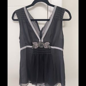 Nanette Lepere 100% silk top